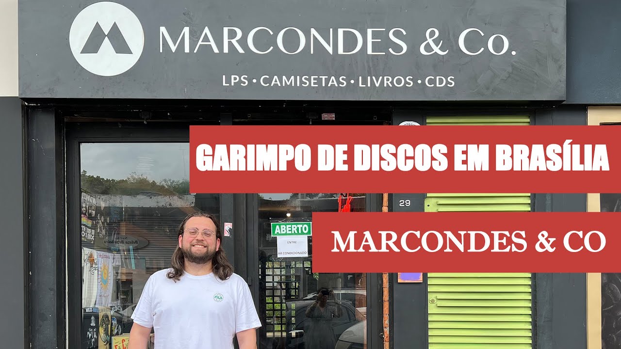 CONHECENDO UMA LOJA DE DISCOS EM BRASÍLIA: MARCONDES & CO | Som De Peso Visita