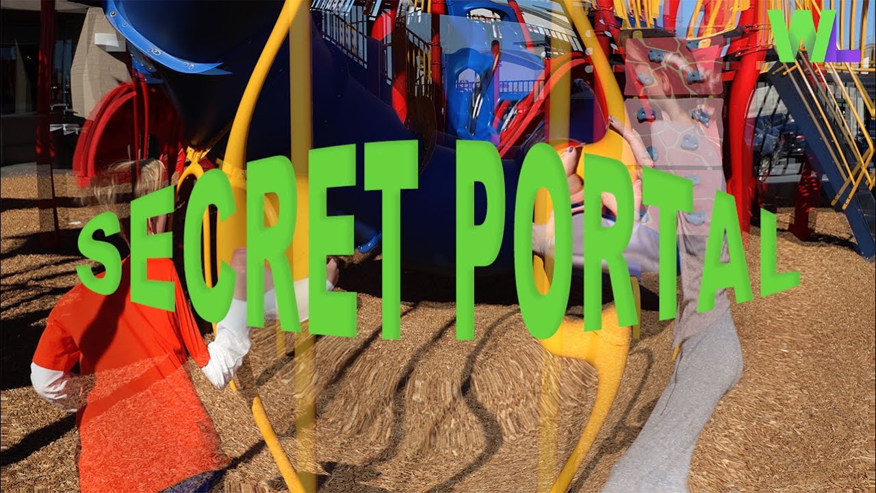 WE FOUND A SECRET PORTAL! 😮 Magical Playground Adventure with Will & Layla