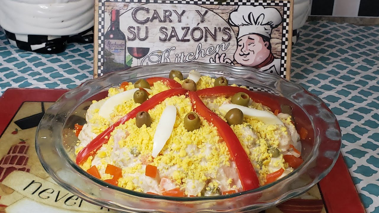 Ensalada rusa ,no se te ocurra dejar de ver este video porque es algo muy rico ademas de sencillo!