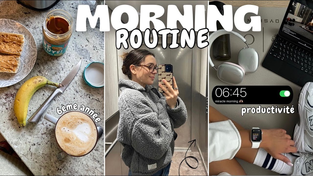 Morning routine *PRODUCTIVE* en médecine 🌅⏰