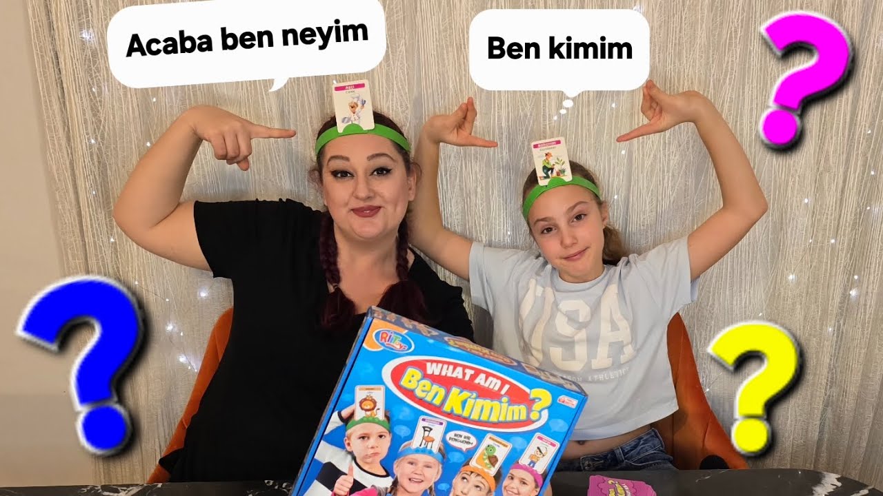Ben Kimim? Oyunu ile Harika Bir Zaman Geçiriyoruz! | Kutuyu Aç, Kuralları Öğren, Oyna