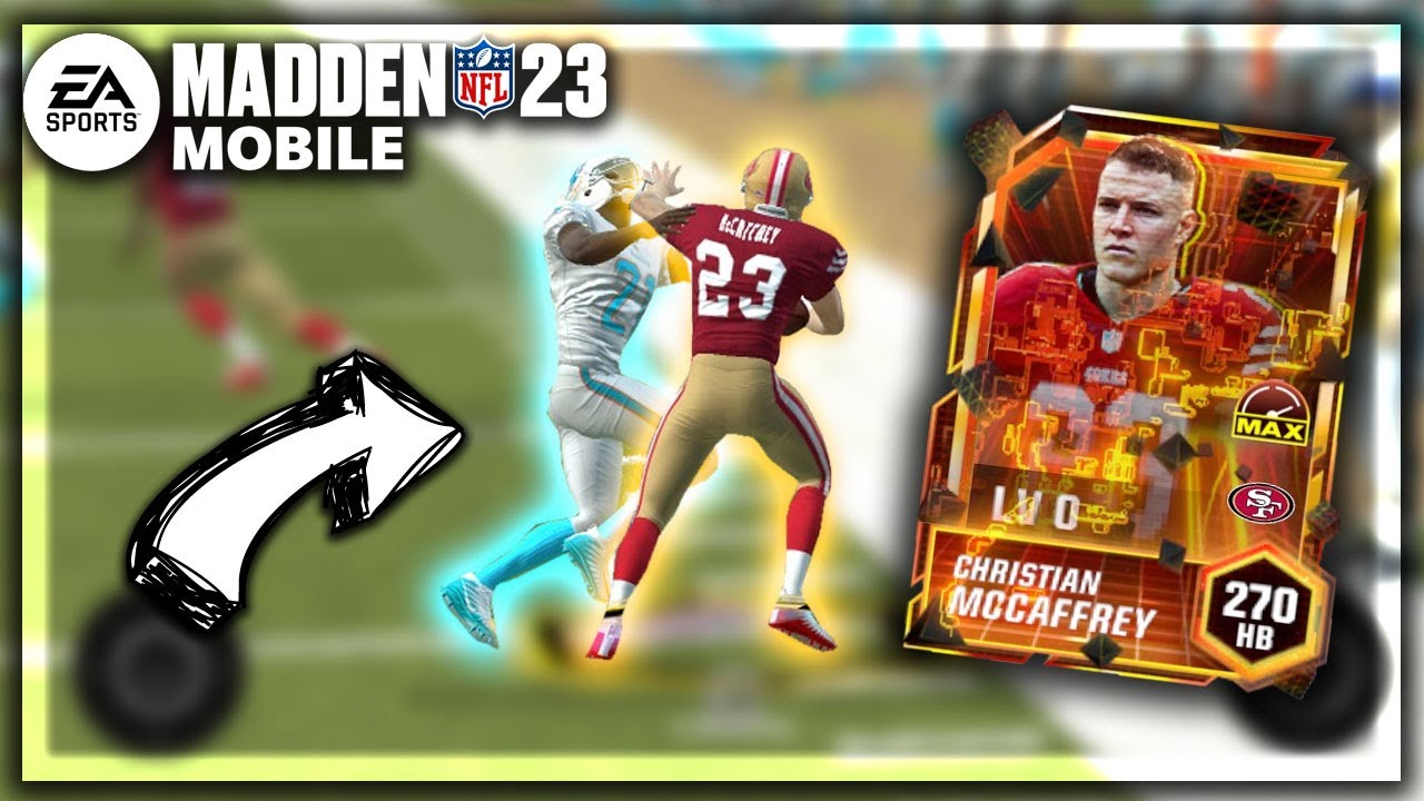 MAX FOIL CMC RUNNING OVER EVERYONE!! MADDEN MOBILE 23 FOIL MADDEN MAX GAMEPLAY!!