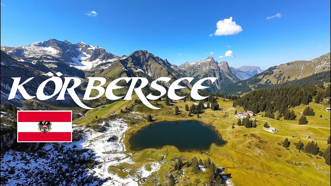 Naturjuwel Körbersee von Oben - Ausgezeichnet zum schönsten Platz von Österreich - 4K