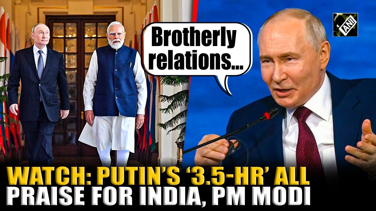 MUST WATCH: Putin hails India-Russia bond since 1947, says pressure tactics won&rsquo;t work on PM Modi