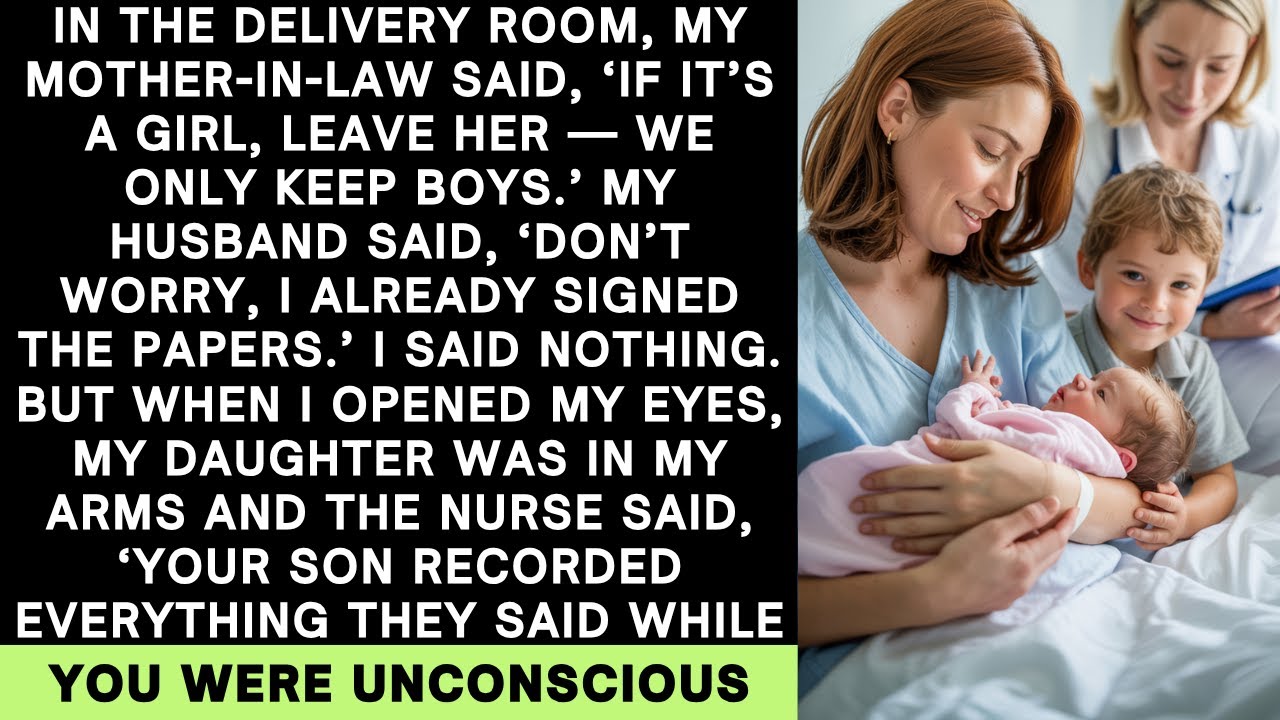 My Mother-in-Law Said ‘Leave the Baby If It’s a Girl’ But My 9-Year-Old Son Saved Her