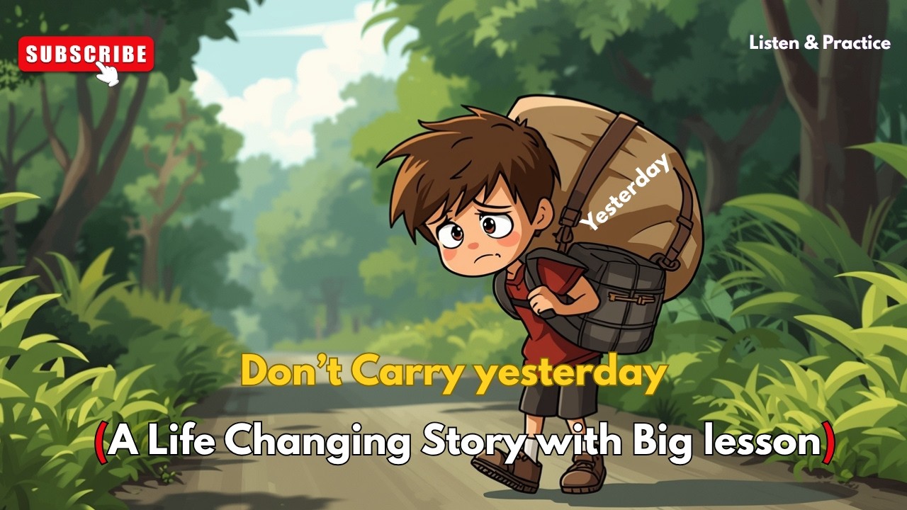 Don't Carry Yesterday  ||| learn English Through Story