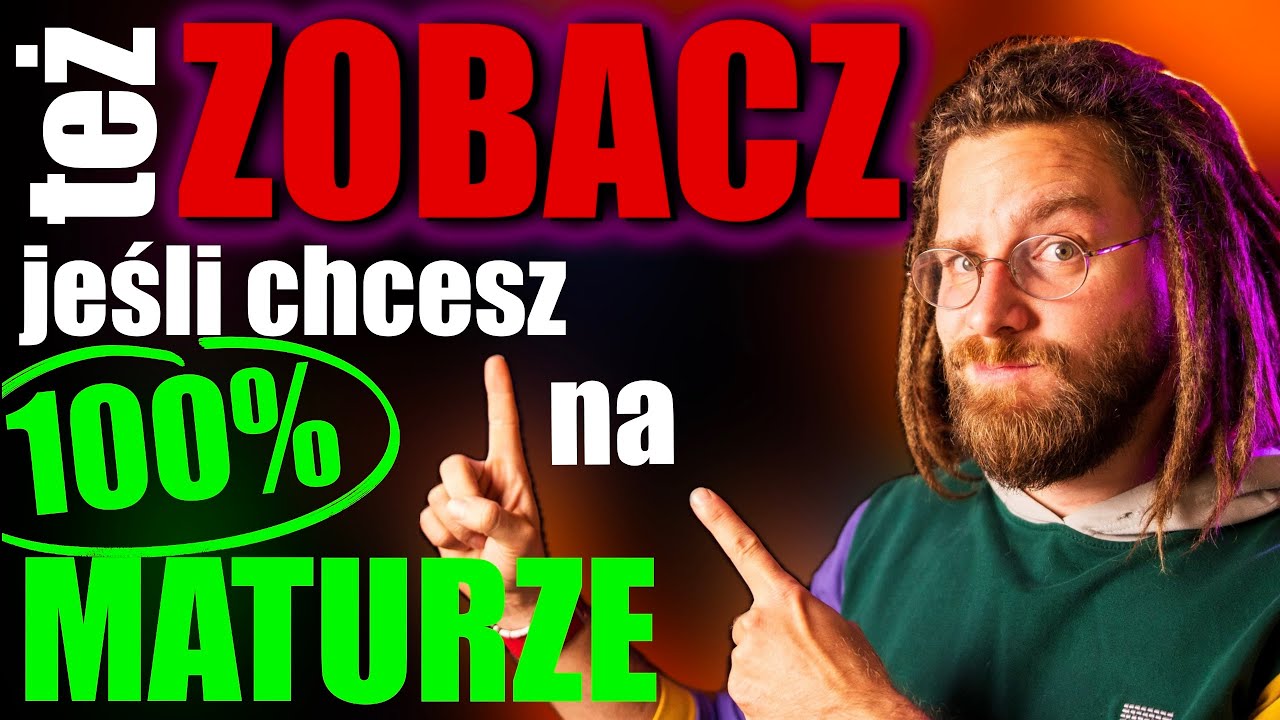 TO też ZOBACZ, jeśli chcesz SUPER ZDAĆ MATURĘ z matematyki 2026❗️