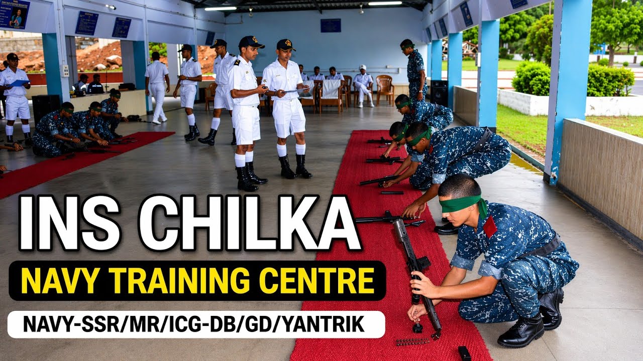 Full Training of NAVY - AA/SSR/MR in INS Chilka !! Life of A Sailor in Ins Chilka Navy Training ⚓⛵