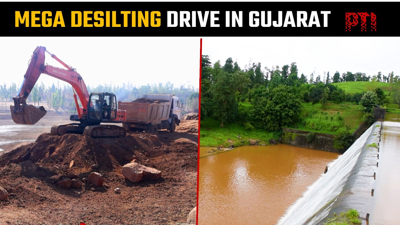 Mega desilting drive in Gujarat: Strengthening irrigation and water storage capacity