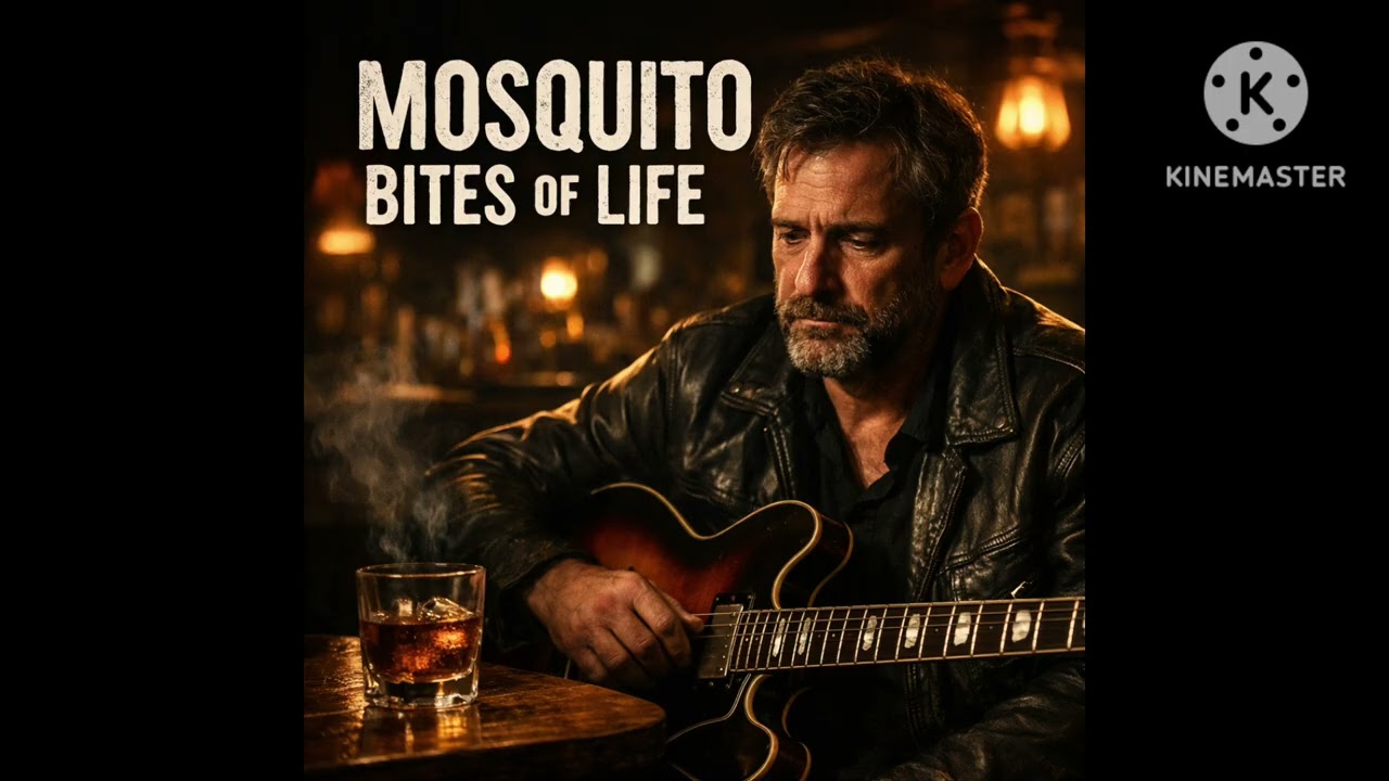 Mosquito Bites of Life | Deep Blues Song | Husky Male Voice & Electric Guitar