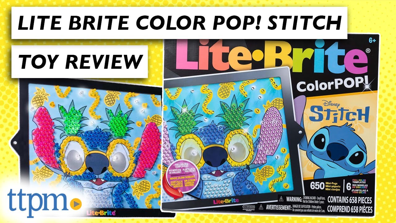 This Disney Lite-Brite Is Perfect for Stitch Fans!