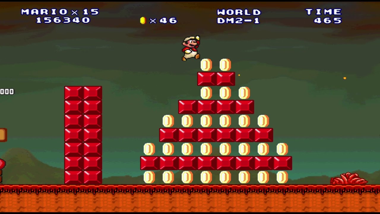 Mario Worker Remake (3.0) World DM1-5 By Dawid Mocny Longplay