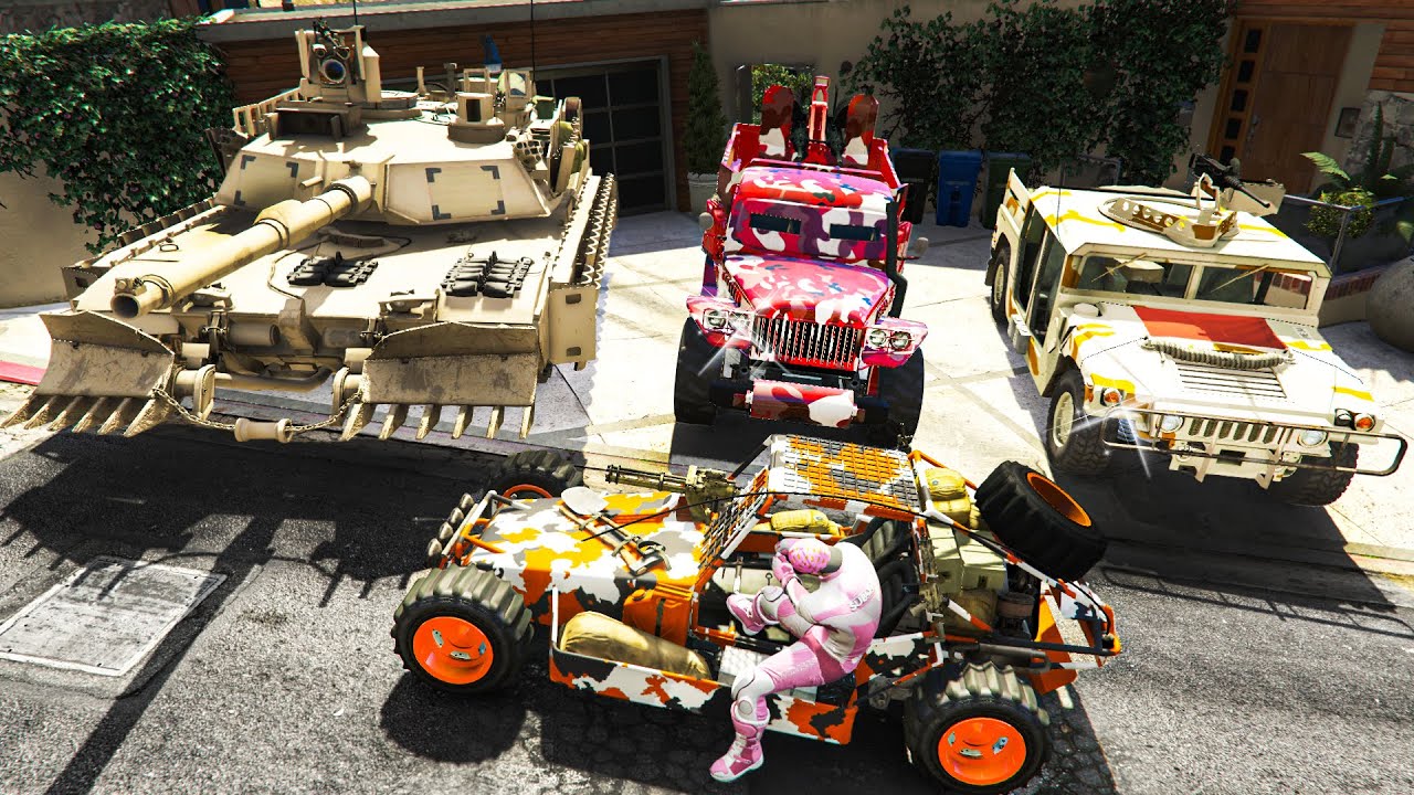 Я использовал TikTok, чтобы украсть все редкие военные машины в GTA 5