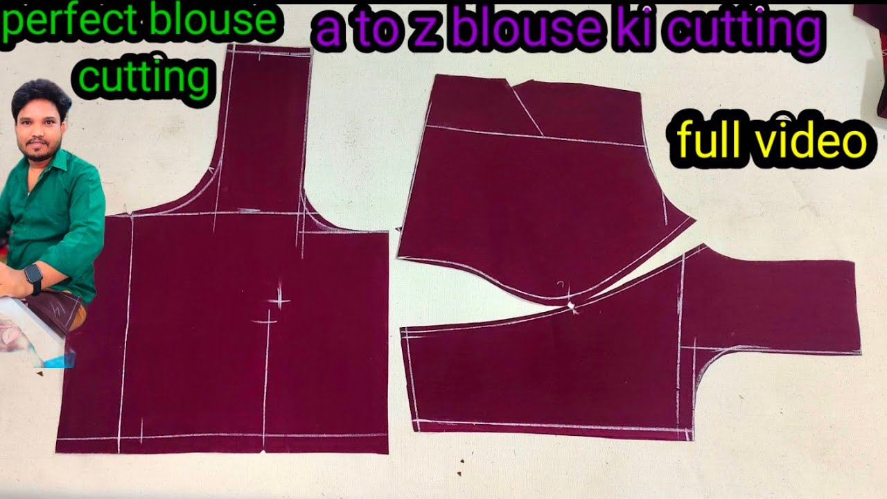 Princess blouse cutting ka aasan tarika| ब्लाउज कटिंग परफेक्ट | blouse ki phool cutting 