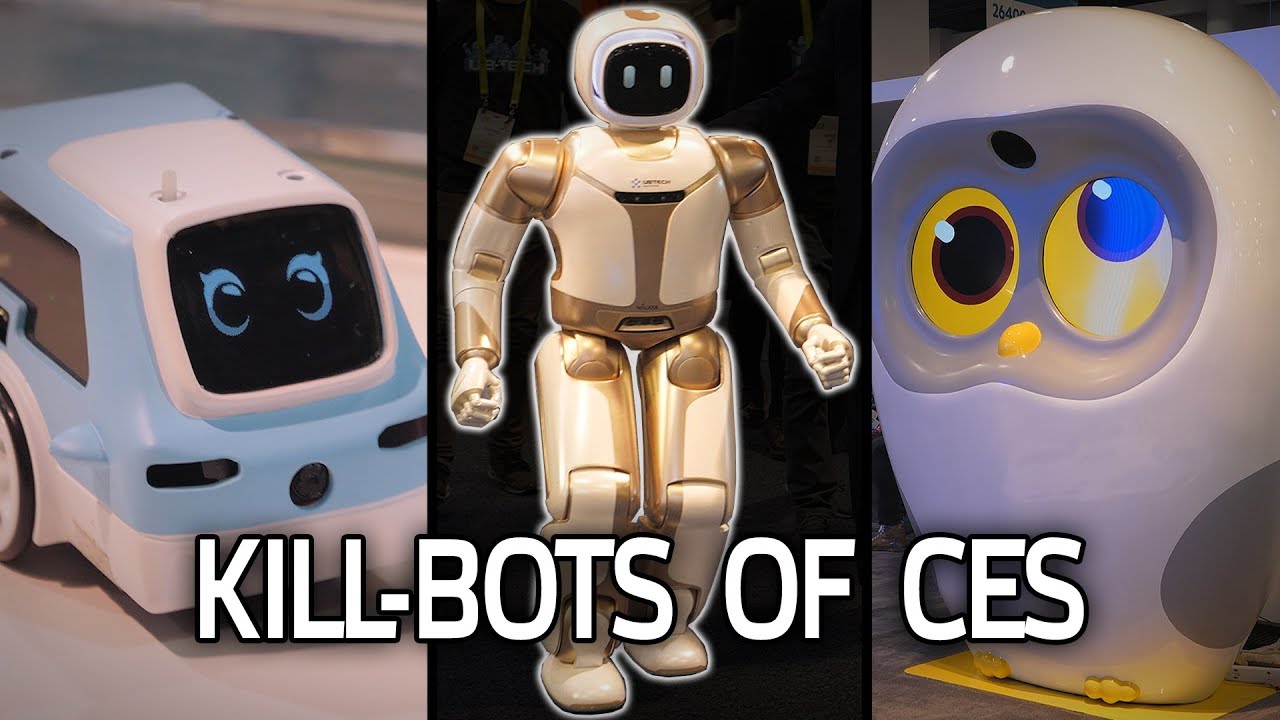 Hunting for KILLER ROBOTS at CES 2019!