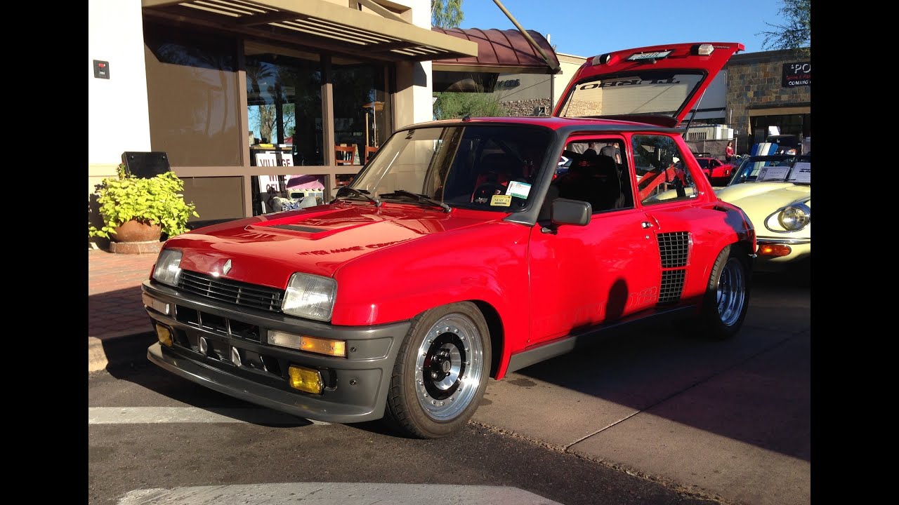 Renault 5 Turbo 2 at Cars and Coffee Scottsdale Arizona