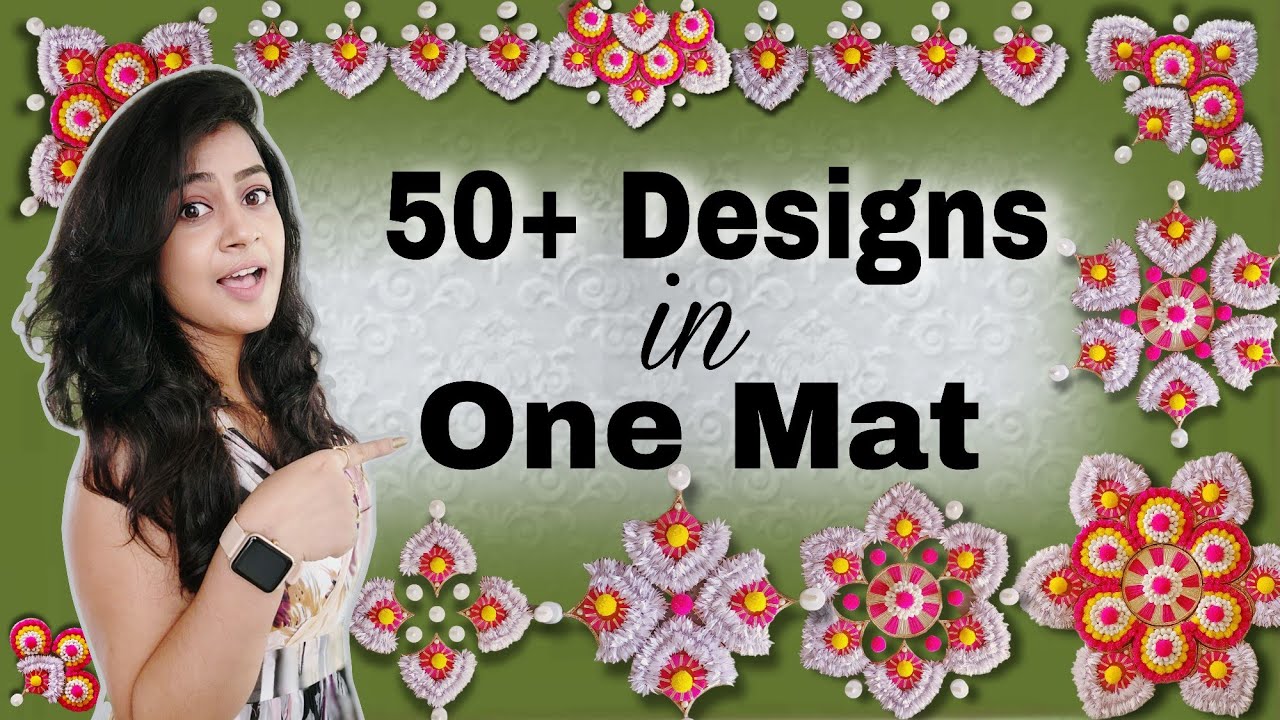 Part-2💰100% Profit in One Reusable Rangoli Mat | DIY Portable Rangoli | Kalyani's corner