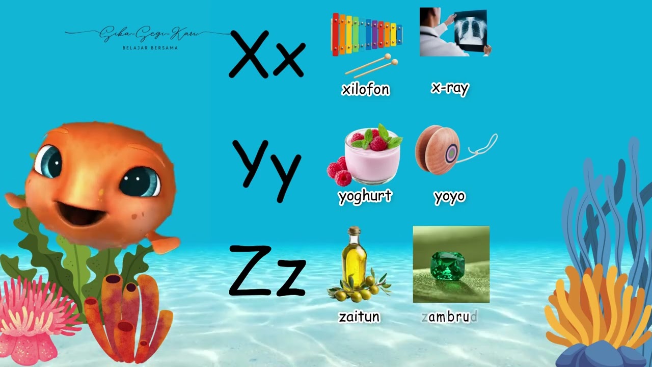 Sika Belajar Huruf X Y Z