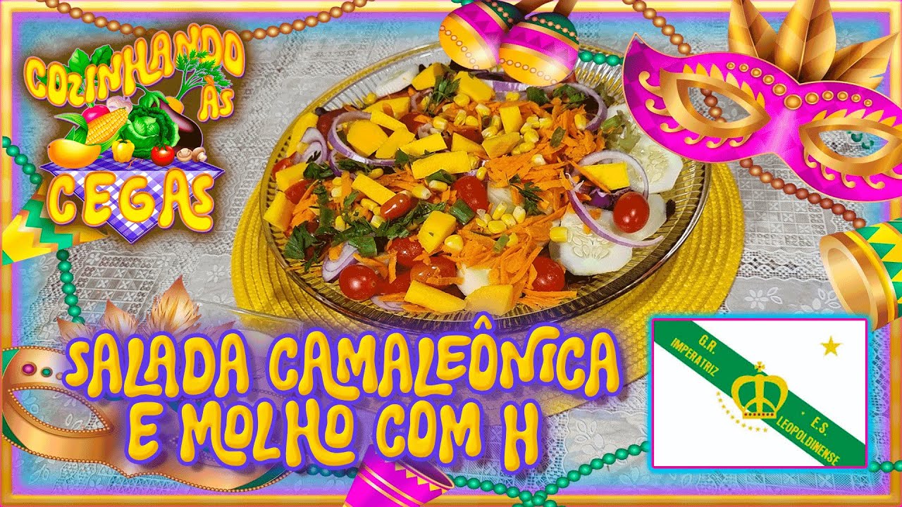 SALADA CAMALEÔNICA E MOLHO COM H. UMA EXPLOSÃO DE COR E SABOR (IMPERATRIZ LEOPODINENSE)