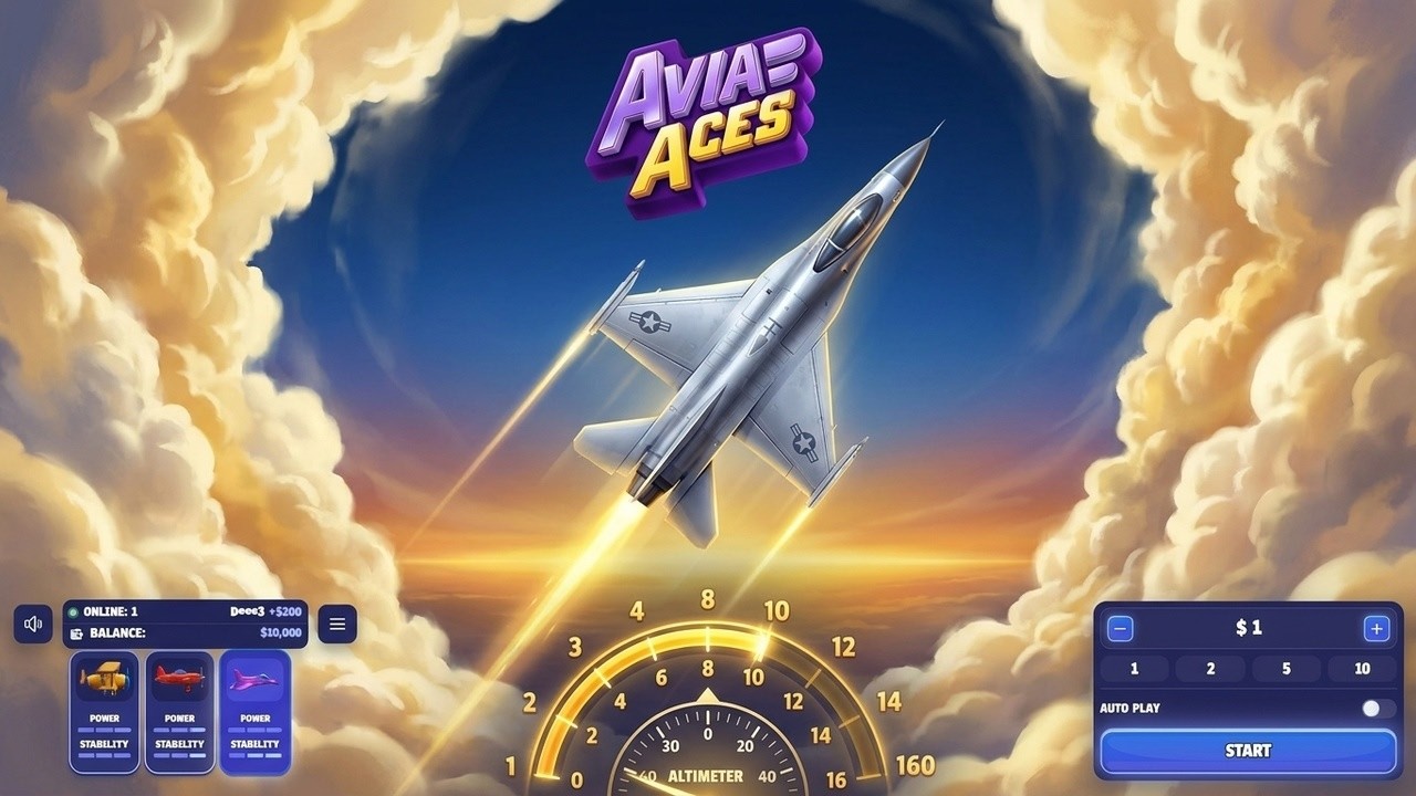 Avia Aces (Vortex Games) &mdash; Review and Strategy | Aviation Crash Game, Multipliers and Cashout 2026