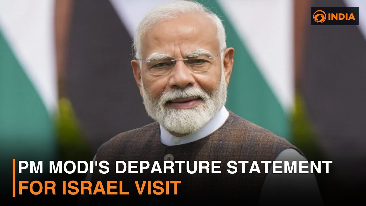 PM Modi's Departure Statement for Israel visit