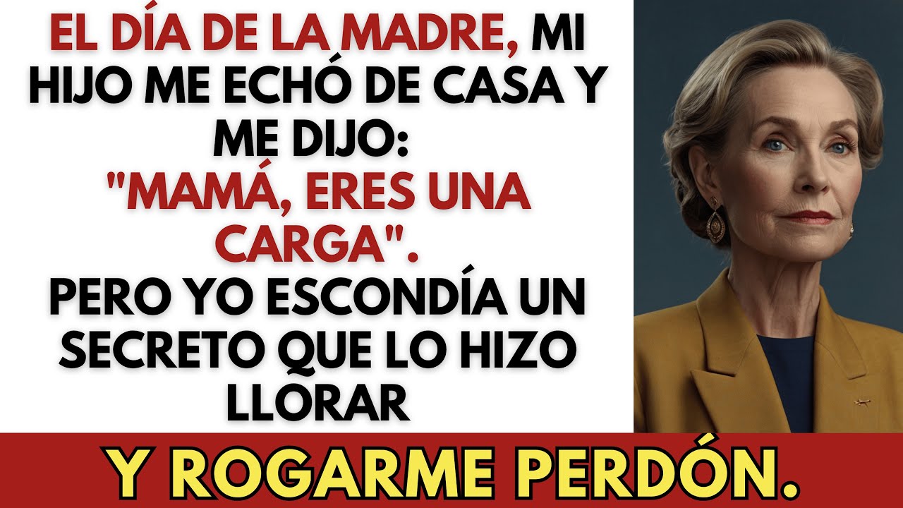 El Día de la Madre, mi hijo me echó de casa y me dijo: ‘Mamá, eres una carga’