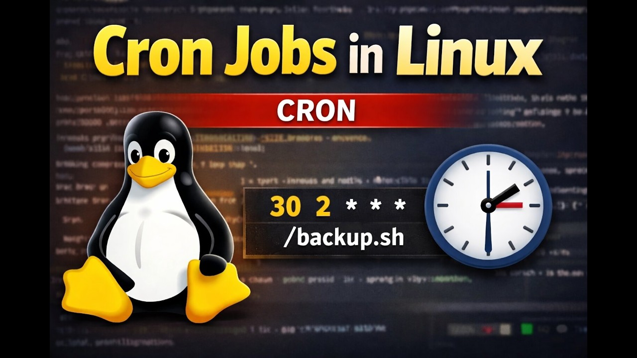 Cron Jobs in Linux (Complete Practical) | Scheduling Automation for Linux Admins