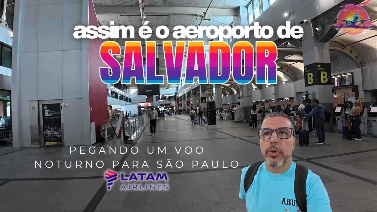 VOO NOTURNO DE SALVADOR A SÃO PAULO COM A LATAM, E COM LINDAS IMAGENS AÉREAS