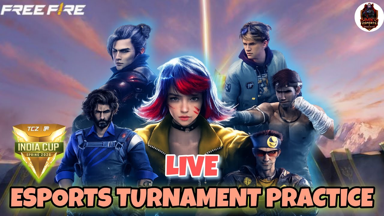 FREE FIRE ESPORTS TURNAMENT PRACTICE LIVE STREAM WITH MK ESPORTS FF||