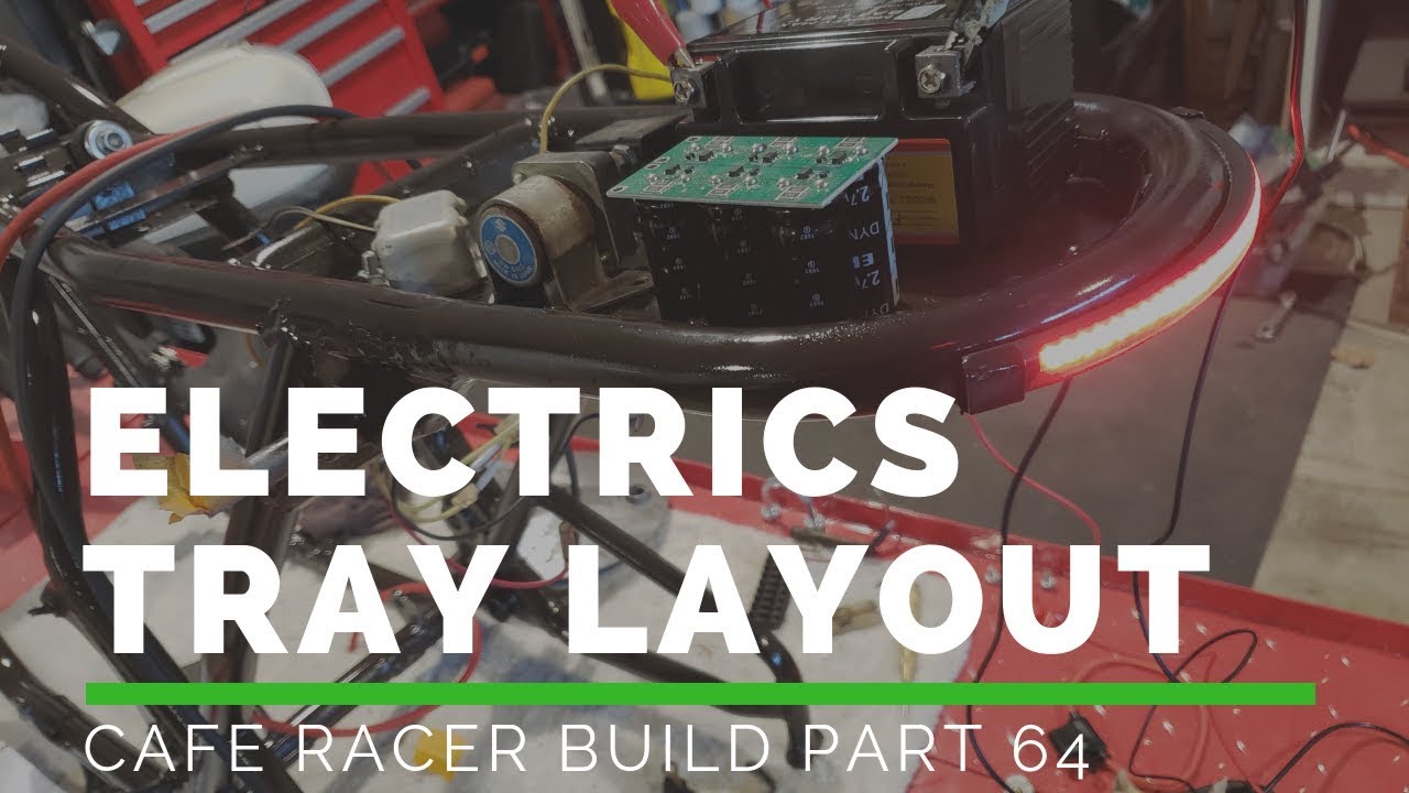 Cafe Racer Electrics Tray - GS550 Build (Part 64)