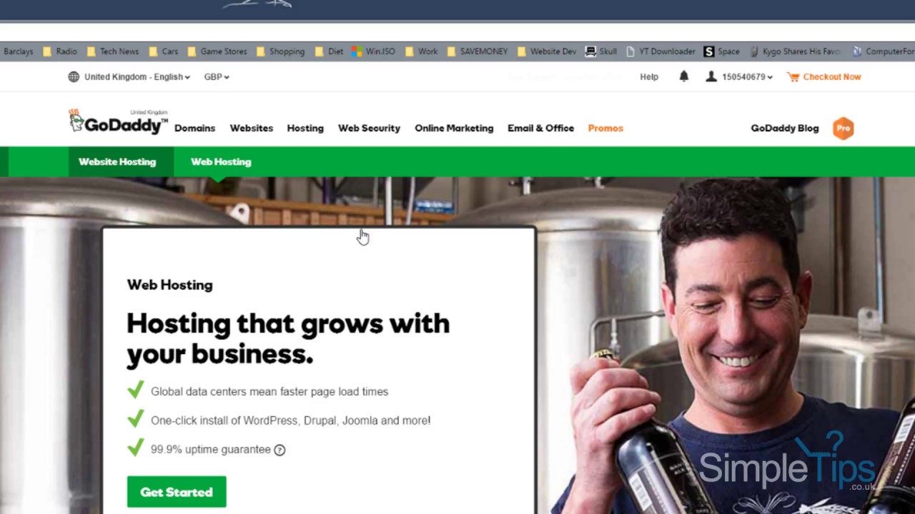 How to buy a Domain & Hosting - GoDaddy - Features & Options - Walkthrough