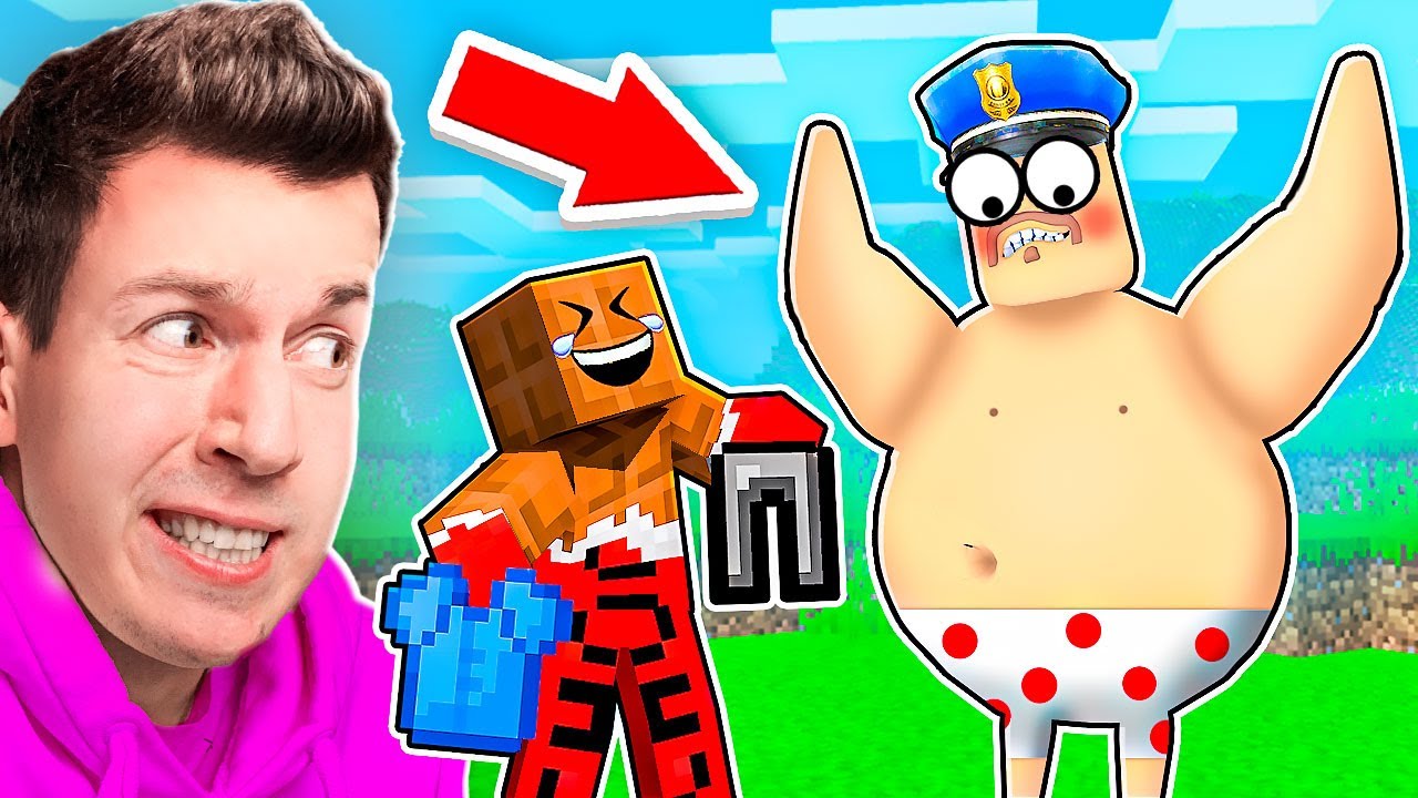 😱 Мой ДРУГ Затроллил САМОГО *ГЛУПОГО* ПОЛИЦЕЙСКОГО БАРРИ 7  *ЭПИЧНЫМИ* Способами в Майнкрафт! ВЛАДУС