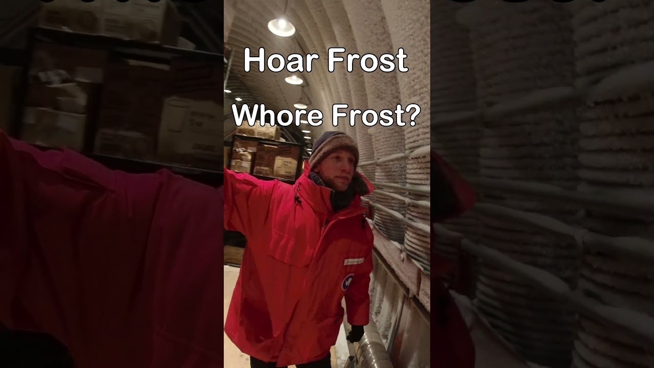 Hoarfrost at the South Pole