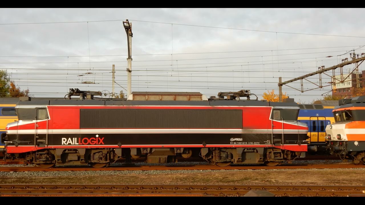 Treinen aan de losweg in Apeldoorn / 14-10-2016