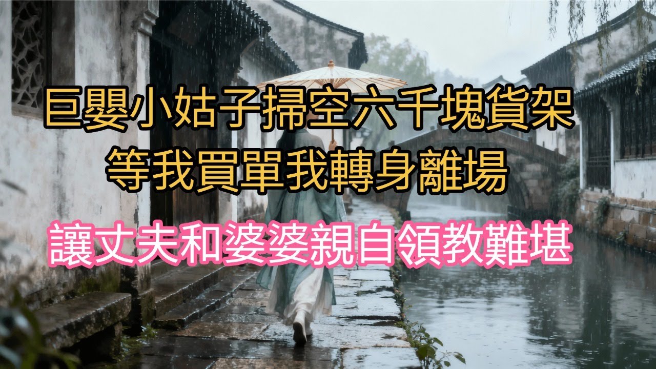 巨嬰小姑子掃空六千塊貨架，等著我買單，我轉身離場，讓丈夫和婆婆親自領教難堪#生活經驗 #情感故事 #故事#婆媳关系 #家庭倫理#完結文#一口氣看完