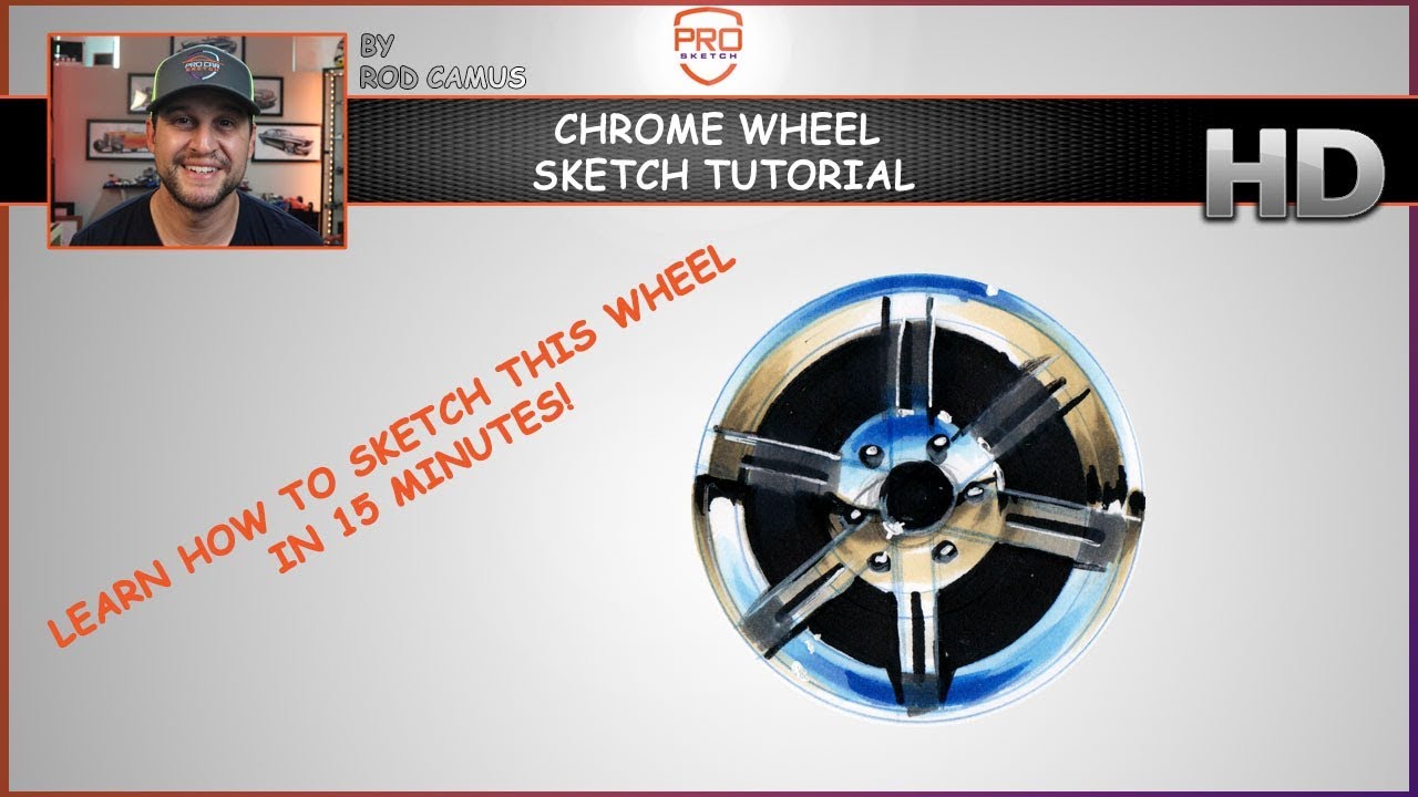 Chrome wheel Intro full sketch tutorial