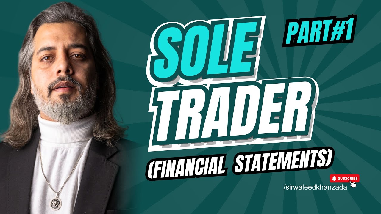 Sole Trader [O Level 7707] | [IGCSE 0452] part 1/13. #incomestatement  #olevel #accounting