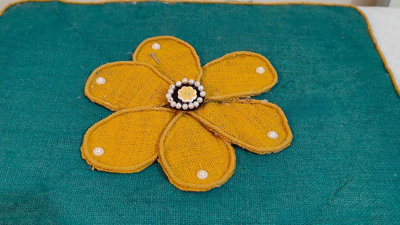 Best out of Waste| Beautiful table mats! Jute cloth 