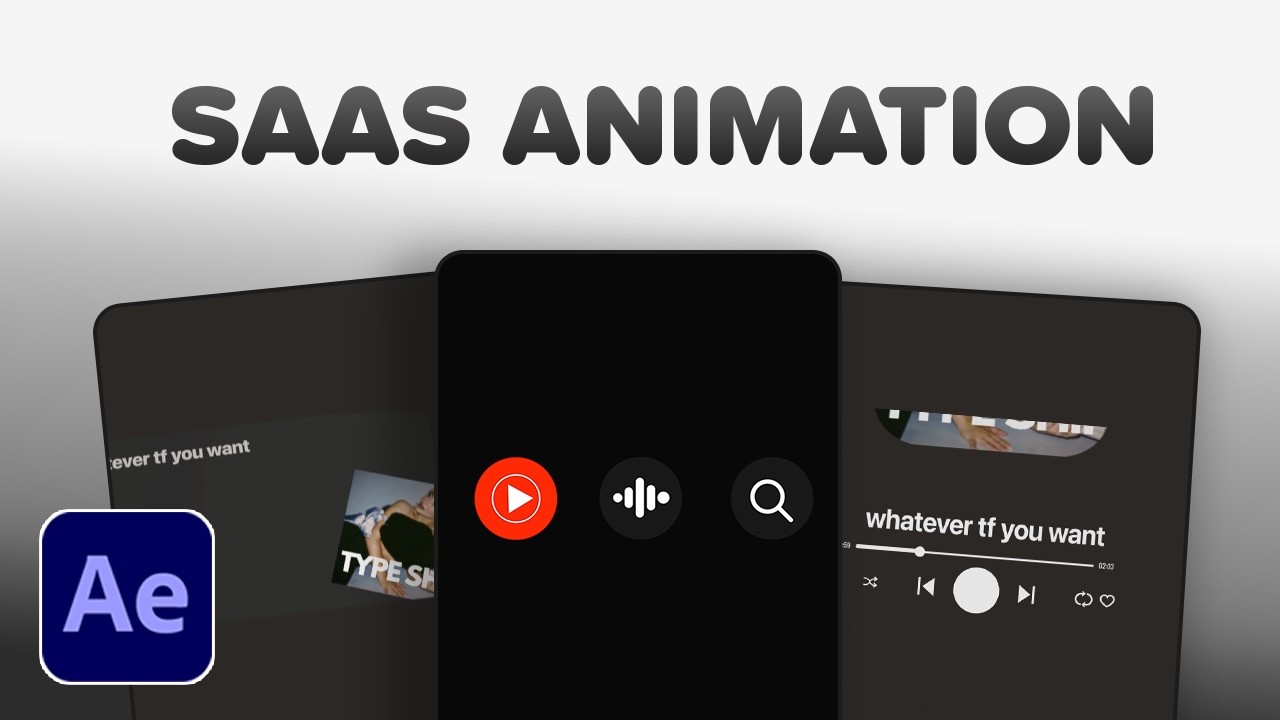 How to Create SMOOTH SaaS Animation in After Effects | Complete MasterClass
