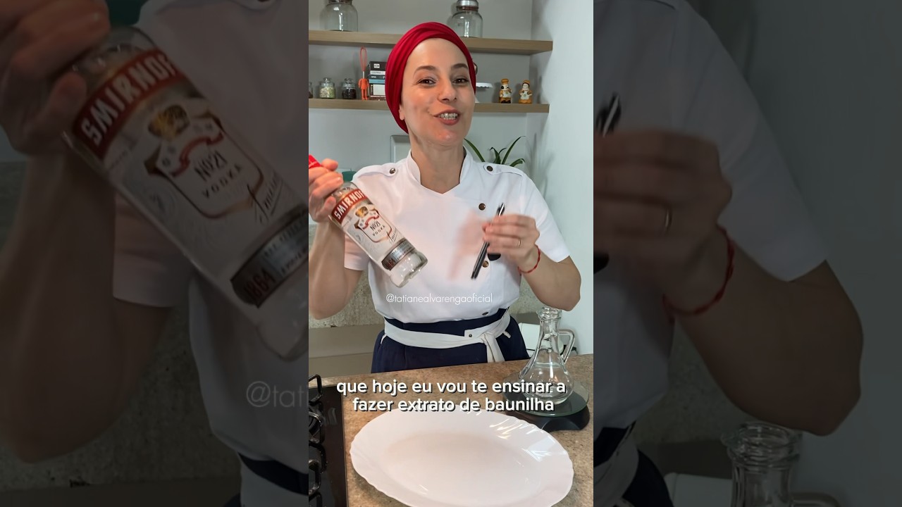 Como fazer extrato de baunilha? #baunilha