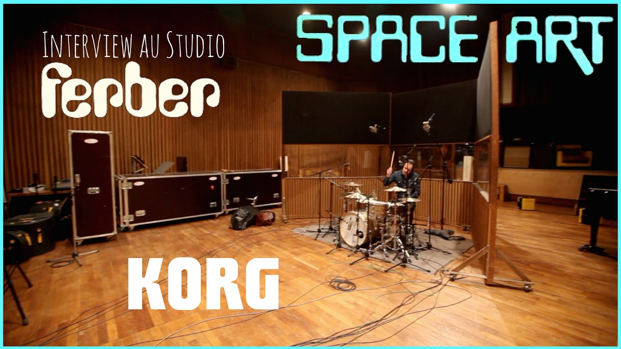 KORG : Interview du groupe SPACE ART au Studio FERBER (vidéo de la boite noire)