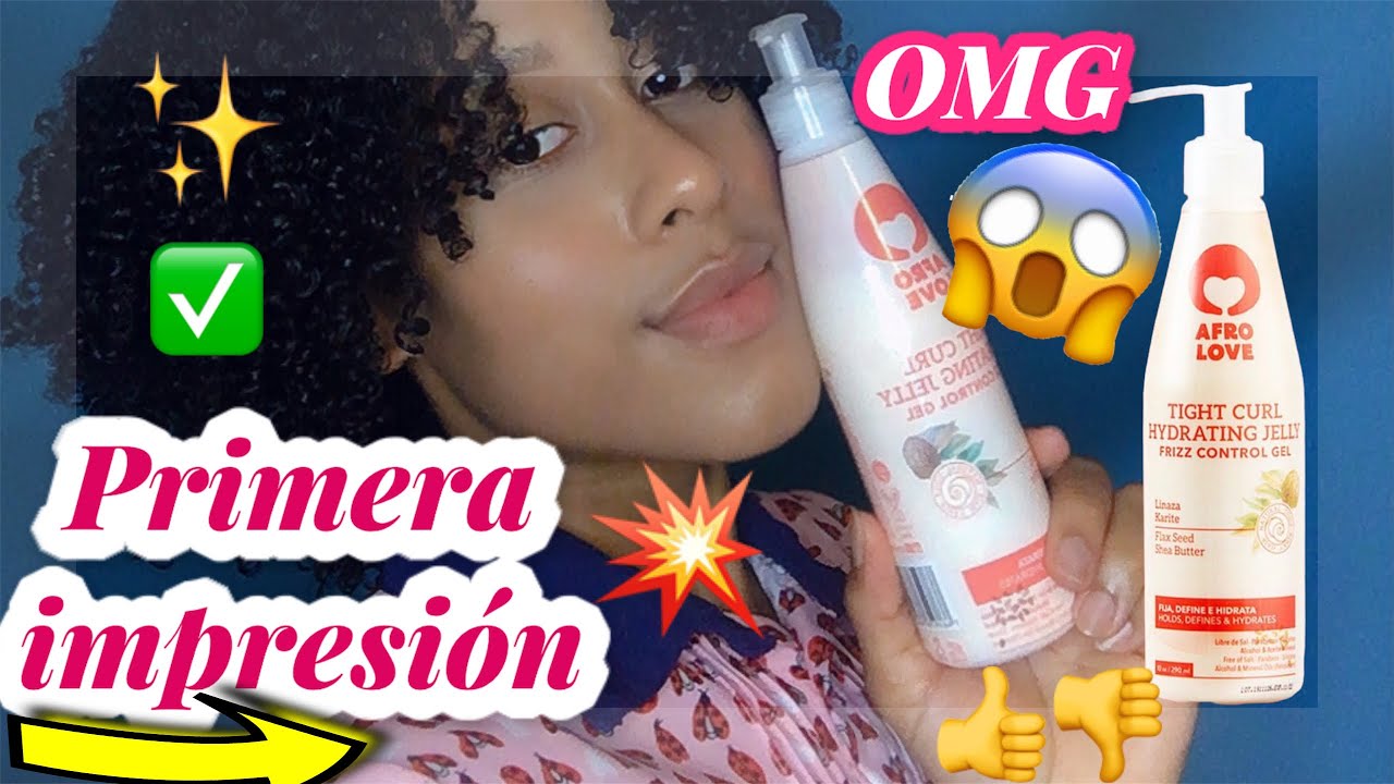Primera impresión Gel Tight Curl de AFRO LOVE - No era lo que yo PENSABA-  🙄😏