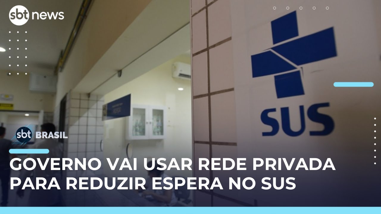 Pacientes do SUS poderão fazer consultas e exames em hospitais particulares de graça | #SBTBrasil