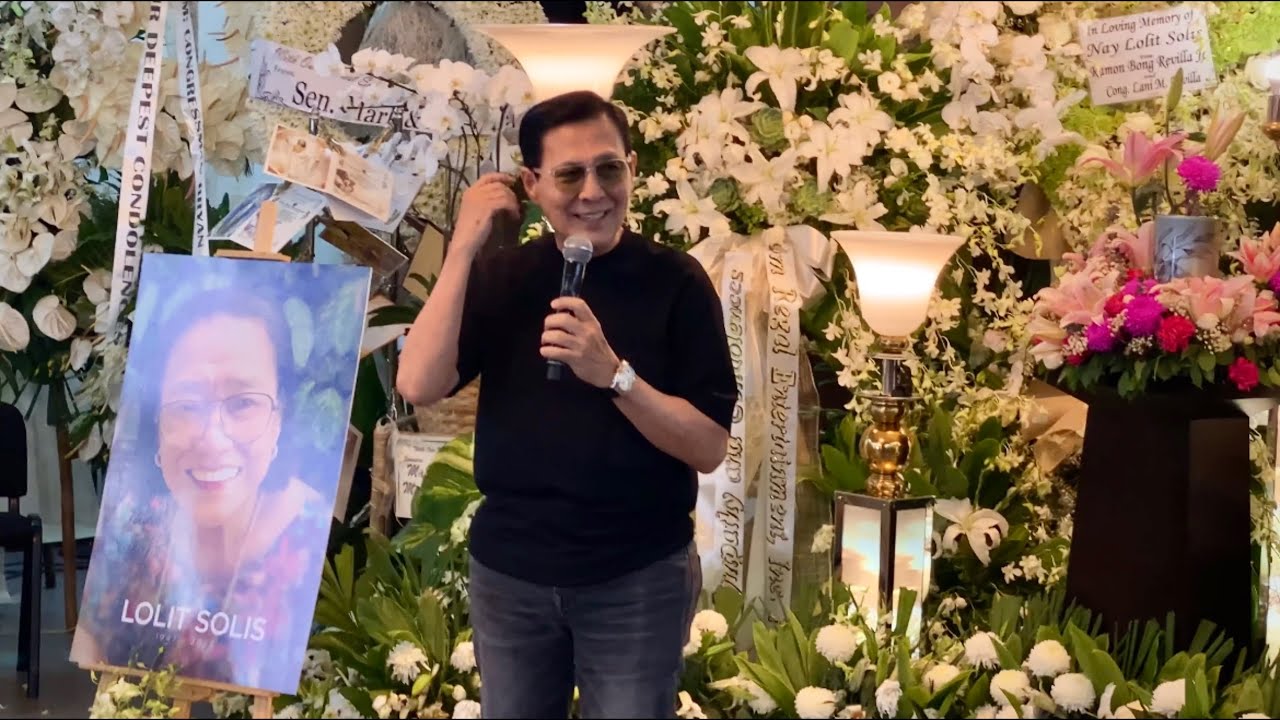 TIRSO Cruz III EULOGY for LOLIT Solis: “She Was Never My Manager, But She Was Very CLOSE to ME…”