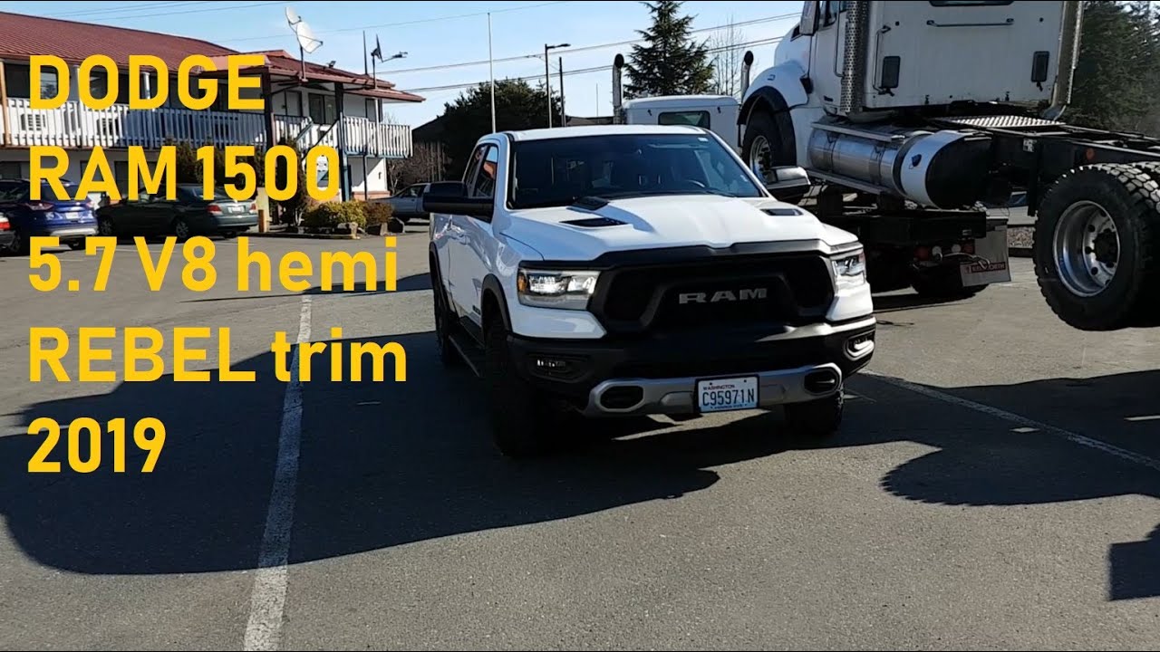 Новый dodge RAM 1500 5.7 hemi 2019 на русском