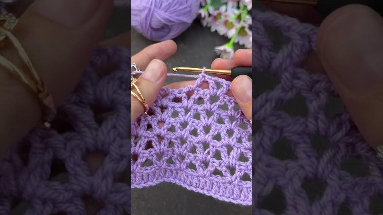 Crochet mesh sweater patterns 