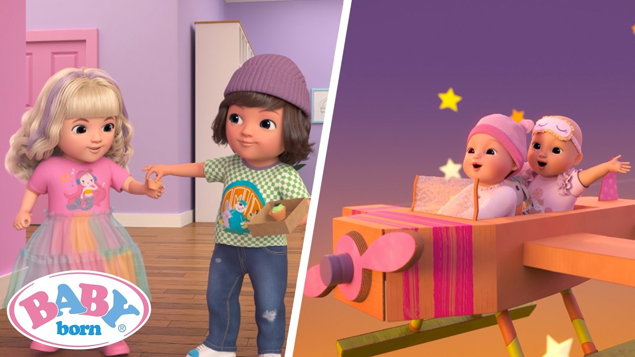 Sharing and Sleepover 🧁🐑 | Season 3, Episodes 5-6 | BABY born