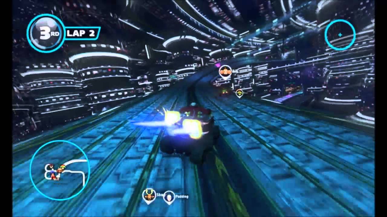 Sonic & All-Stars Racing Transformed Egg Hangar-Eggman