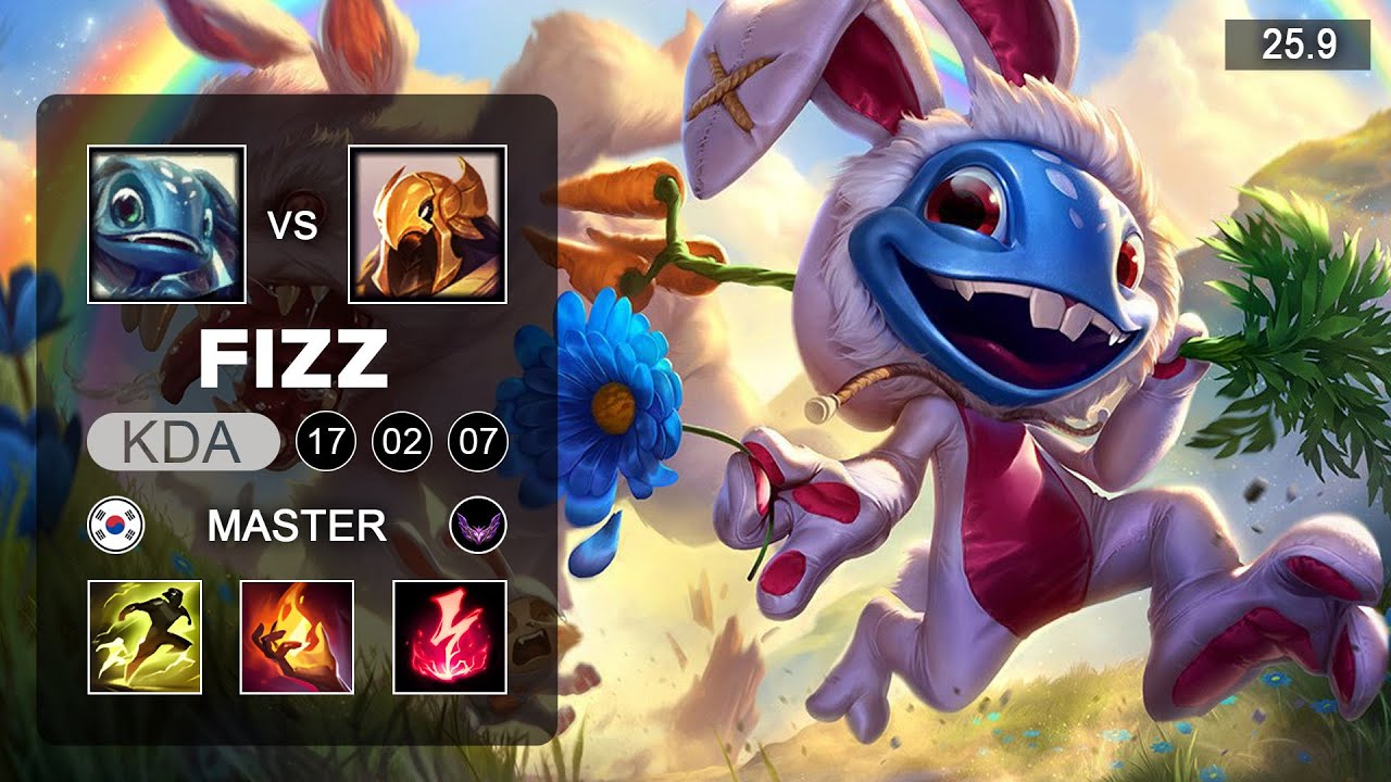 Fizz vs Azir Mid - KR Master - Patch 25.9 Season 15