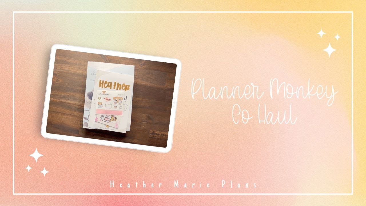 Planner Monkey Co Freely Noted Pocket  | @heathermarieplans​